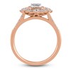 Thumbnail Image 2 of Baguette, Round & Marquise-Cut Diamond Ring 1 ct tw 14K Rose Gold