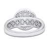 Thumbnail Image 3 of Diamond Halo Engagement Ring 1 ct tw 14K White Gold