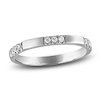 Thumbnail Image 0 of Diamond Wedding Band 1/8 ct tw 14K White Gold 2.3mm