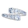 Thumbnail Image 3 of Round-cut Natural Aquamarine Ring 14K White Gold