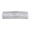Thumbnail Image 3 of Leaf Milgrain Wedding Band 14K White Gold 6mm