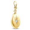 Thumbnail Image 2 of Charm'd by Lulu Frost Diamond Puffed Oval Charm 1/6 ct tw 10K Yellow Gold