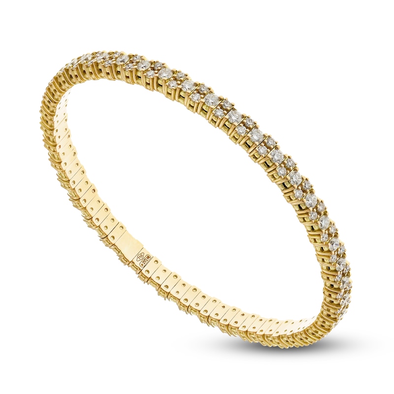 Main Image 2 of ZYDO Diamond Stretch Bracelet 2-7/8 ct tw 18K Yellow Gold 6.5"