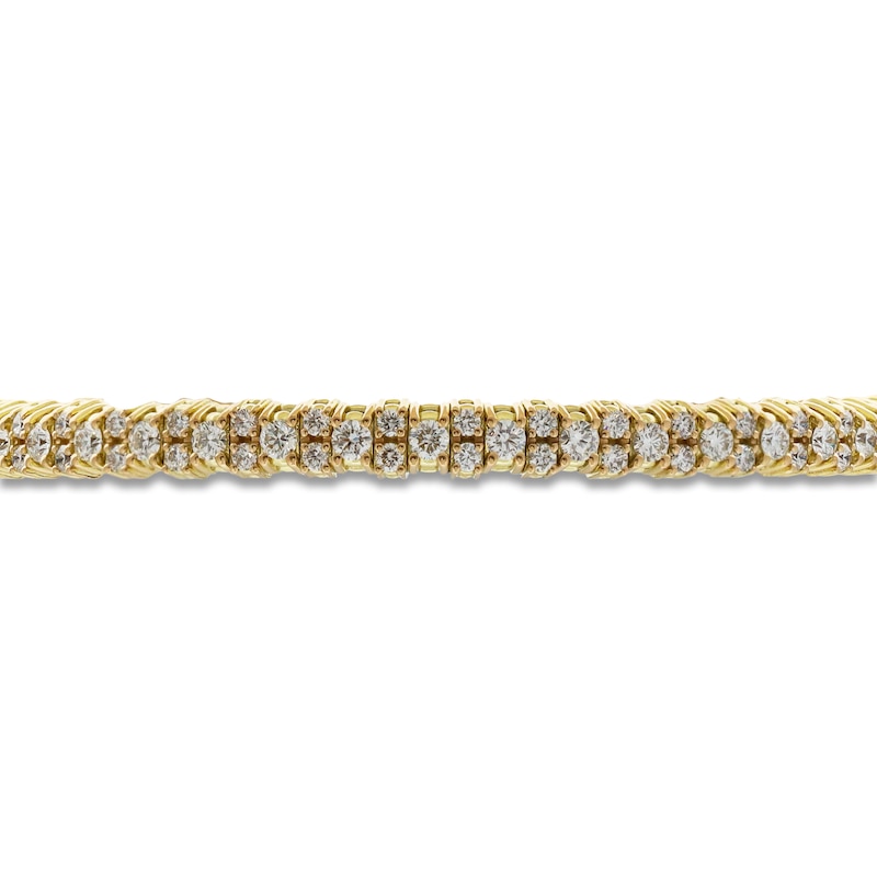Main Image 3 of ZYDO Diamond Stretch Bracelet 2-7/8 ct tw 18K Yellow Gold 6.5"