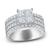 Thumbnail Image 1 of Brilliant Moments Princess-Cut Quad Diamond Engagement Ring 2-1/2 ct tw 14K White Gold