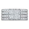 Thumbnail Image 3 of Brilliant Moments Princess-Cut Quad Diamond Engagement Ring 2-1/2 ct tw 14K White Gold