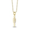 Thumbnail Image 3 of Shy Creation Diamond Cactus Necklace 1/10 ct tw 14K Yellow Gold 18" JR55001165