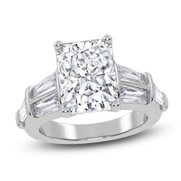 Radiant-Cut Created By Jared Studio Lab-Grown Diamond Engagement Ring 4-1/2 ct tw 14K White Gold
