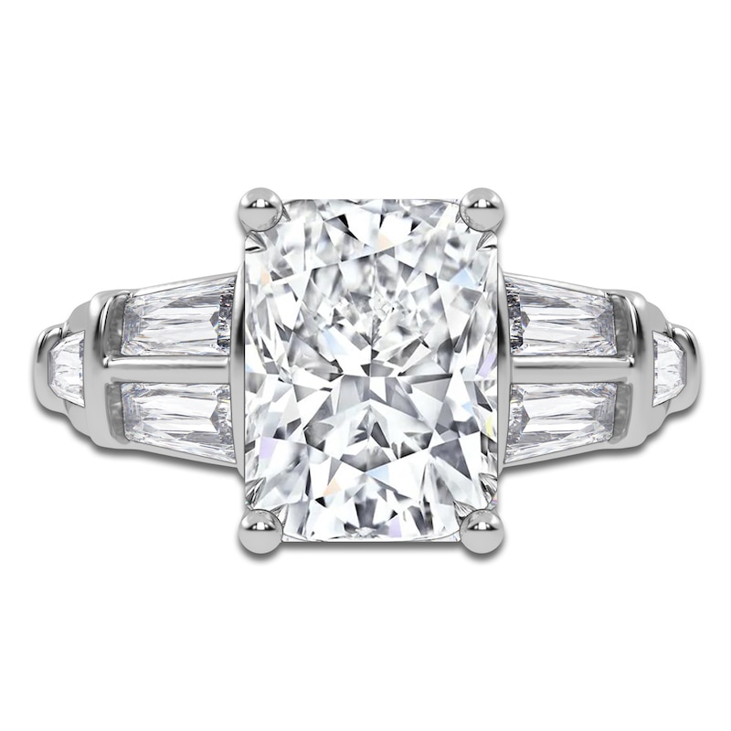Main Image 3 of Radiant-Cut Created By Jared Studio Lab-Grown Diamond Engagement Ring 4-1/2 ct tw 14K White Gold