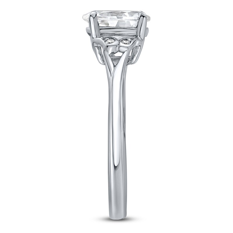 Main Image 3 of Brilliant Moments Oval-Cut Diamond Engagement Ring 1 ct tw 14K White Gold