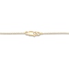 Thumbnail Image 3 of Children's Diamond Flower Necklace 1/20 ct tw 14K Yellow Gold 13"