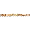 Thumbnail Image 3 of 1933 by Esquire Men's Natural Jasper Bead Necklace 18K Yellow Gold-Plated Sterling Silver 26"