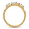 Thumbnail Image 2 of J'Lure Oval Portrait-Cut & Lozenge Step-Cut Lab-Grown Diamond Ring 2-1/8 ct tw 14K Yellow Gold