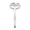Thumbnail Image 3 of J'Lure Carre Step-Cut Lab-Grown Diamond Half-Halo Engagement Ring 1 ct tw 18K White Gold