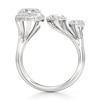 Thumbnail Image 2 of J'Lure Square-Emerald Step-Cut Lab-Grown Diamond Engagement Ring 2-1/6 ct tw 18K White Gold