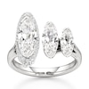 Thumbnail Image 1 of J'Lure Moval Old-Cut Lab-Grown Diamond Engagement Ring 2-1/4 ct tw 18K White Gold