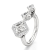 Thumbnail Image 4 of J'Lure Square-Emerald Step-Cut Lab-Grown Diamond Engagement Ring 3-5/8 ct tw 18K White Gold