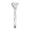 Thumbnail Image 3 of J'Lure Carre Step-Cut Lab-Created Diamond Bypass Engagement Ring 1-1/3 ct tw 18K White Gold