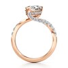 Thumbnail Image 2 of J'Lure Pear Step-Cut Lab-Grown Diamond Bypass Engagement Ring 2-1/2 ct tw 18K Rose Gold
