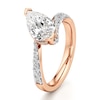 Thumbnail Image 4 of J'Lure Pear Step-Cut Lab-Grown Diamond Bypass Engagement Ring 2-1/2 ct tw 18K Rose Gold