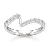 Thumbnail Image 1 of J'Lure Lab-Grown Diamond Contour Wedding Band 1/2 ct tw 18K White Gold