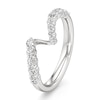 Thumbnail Image 4 of J'Lure Lab-Grown Diamond Contour Wedding Band 1/2 ct tw 18K White Gold