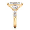 Thumbnail Image 3 of J'Lure Lozenge Step-Cut Lab-Grown Diamond Engagement Ring 5-1/3 ct tw 18K Yellow Gold