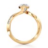 Thumbnail Image 2 of J'Lure Octagon Brilliant-Cut Lab-Grown Diamond Bypass Engagement Ring 1 ct tw 18K Yellow Gold