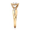 Thumbnail Image 3 of J'Lure Octagon Brilliant-Cut Lab-Grown Diamond Bypass Engagement Ring 1 ct tw 18K Yellow Gold