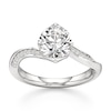 Thumbnail Image 1 of J'Lure Octagon Brilliant-Cut Lab-Grown Diamond Bypass Engagement Ring 2-1/6 ct tw 18K White Gold