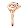 Thumbnail Image 3 of J'Lure Trillion Curved Brilliant-Cut Lab-Grown Diamond Engagement Ring 2 ct tw 18K Rose Gold