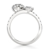 Thumbnail Image 2 of J'Lure Heart Brilliant-Cut Two-Stone Lab-Grown Diamond Engagement Ring 1-3/4 ct tw 18K White Gold