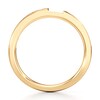 Thumbnail Image 2 of J'Lure Baguette-Cut Lab-Created Diamond Contour Wedding Band 3/8 ct tw 18K Yellow Gold