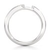 Thumbnail Image 2 of J'Lure Baguette-Cut Lab-Grown Diamond Contour Wedding Band 1/3 ct tw 18K White Gold