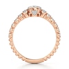 Thumbnail Image 2 of J'Lure Pear Step-Cut Lab-Grown Diamond Engagement Ring 1-1/4 ct tw 18K Rose Gold