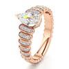 Thumbnail Image 4 of J'Lure Pear Step-Cut Lab-Grown Diamond Engagement Ring 1-1/4 ct tw 18K Rose Gold
