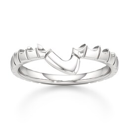 J'Lure Contour Wedding Band 18K White Gold