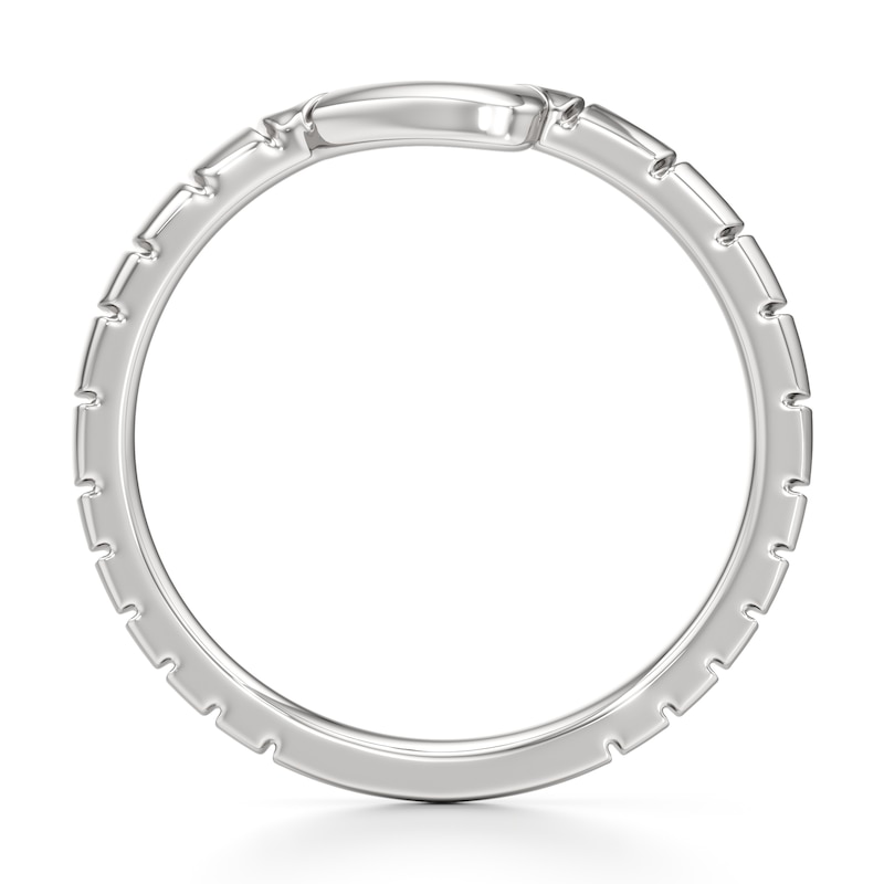 Main Image 2 of J'Lure Contour Wedding Band 18K White Gold