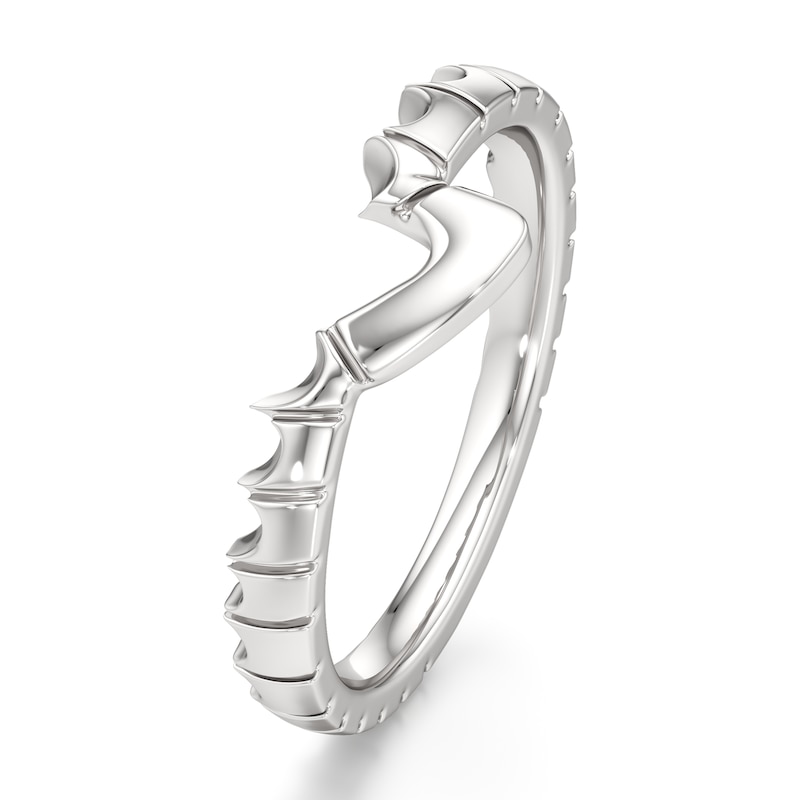 Main Image 4 of J'Lure Contour Wedding Band 18K White Gold