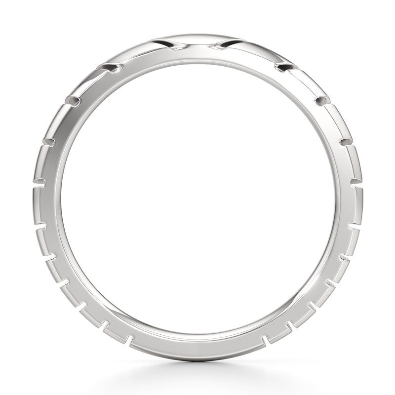 Main Image 2 of J'Lure Contour Wedding Band 18K White Gold