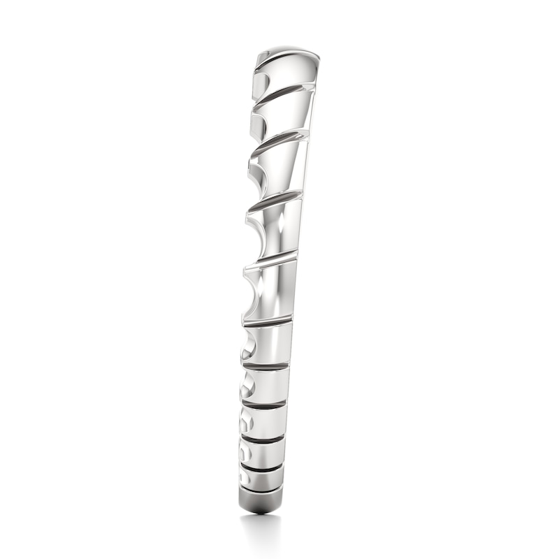 Main Image 3 of J'Lure Contour Wedding Band 18K White Gold