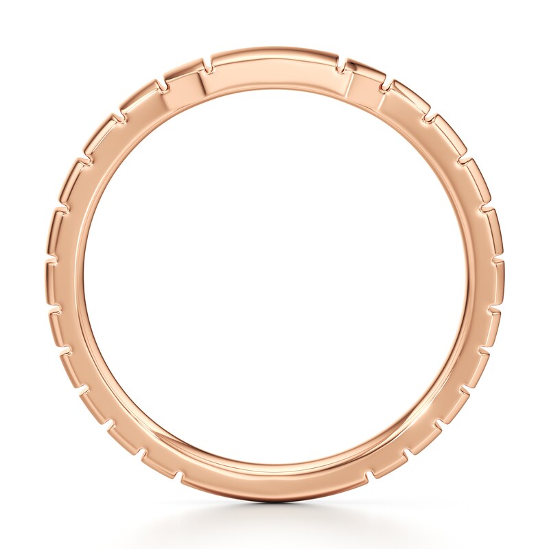 Main Image 2 of J'Lure Contour Wedding Band 18K Rose Gold