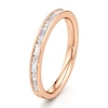 Thumbnail Image 4 of J'Lure Baguette & Round-Cut Lab-Grown Diamond Wedding Band 1/3 ct tw 18K Rose Gold
