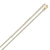 Thumbnail Image 3 of Engravable Name Bar Necklace with Cross Cutout 24K Yellow Gold-Plated Sterling Silver 18"