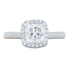 Thumbnail Image 3 of Pnina Tornai Cushion-Cut Lab-Grown Diamond Halo Engagement Ring 2-1/2 ct tw 14K White Gold
