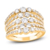 Thumbnail Image 1 of Brilliant Moments Diamond Multi-Row Fashion Ring 2 ct tw 14K Yellow Gold