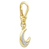 Thumbnail Image 2 of Charm'd by Lulu Frost Diamond Crescent Moon Charm 1/20 ct tw 10K Yellow Gold