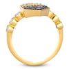 Thumbnail Image 2 of Le Vian Chocolate Ombré Diamond Kite Ring 1 ct tw 14K Honey Gold