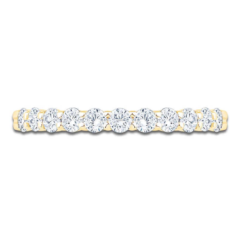 Main Image 3 of Lab-Grown Diamond Anniversary Ring 1/2 ct tw 14K Yellow Gold