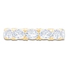 Thumbnail Image 3 of Certified Oval-Cut Diamond Anniversary Ring 1-5/8 ct tw 18K Yellow Gold